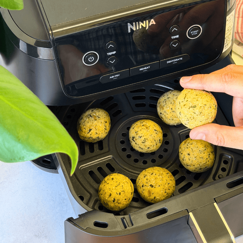Im Airfryer 10 Minuten garen.